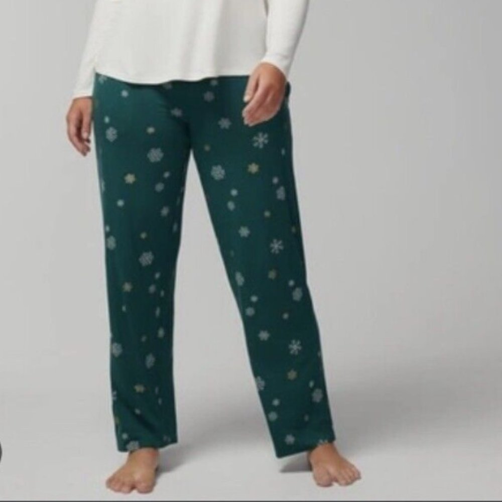 NWT Soma COOL NIGHTS Long Sleeve Pj Set - Picture 4 of 7